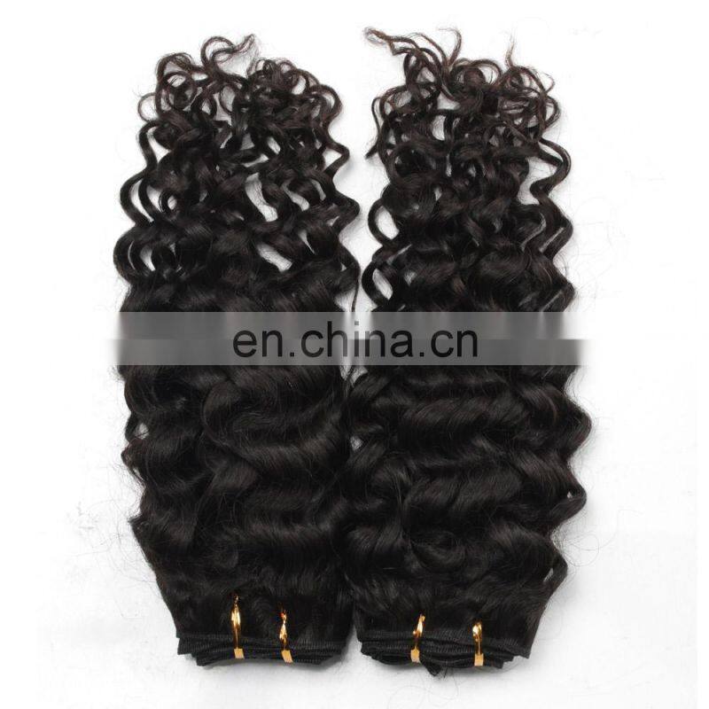 2017 hot sale deep wave indian hair salon chair hair product for black women