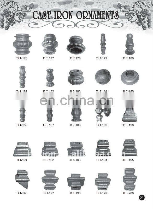 4130-weldable ornamental cast steel flowers producer hebei china