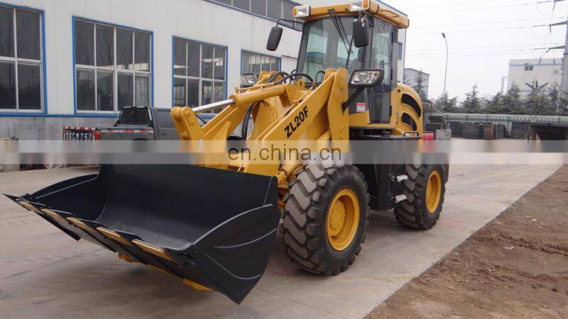 Factory direct supply industrial wheel loader with snow blower