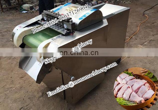 Ribs frozen meat Chicken leg cutter Commercial Pork Chop Cutting Machine/steak Cube Cutter/chicken Thighs Cutting Machine