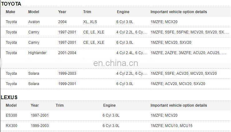 Throttle Position Sensor OEM 89452-33030 8945233030