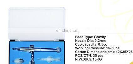 0.25mm caliber 0.5cc entry-level nail art airbrush