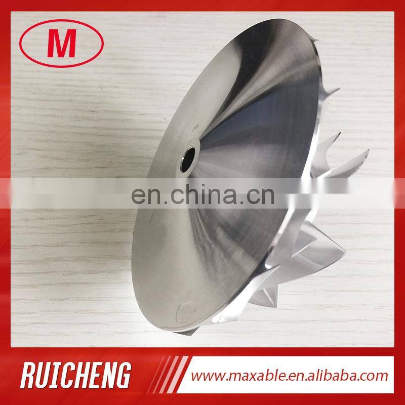 HX50 7+7 blades 71.00/99.01mm 4035887/4036317 turbo milling/aluminum 2618/billet compressor wheel for 4089860/4031411/4046127