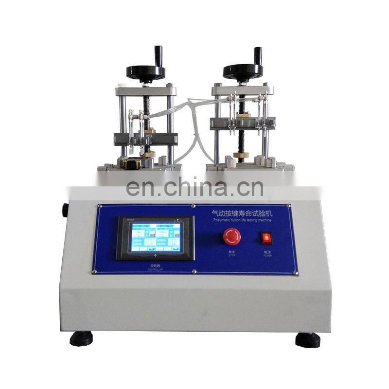 Three axis button life testing machine suit for button keyboardCalculator key life testing  High Standard   With Factory Price