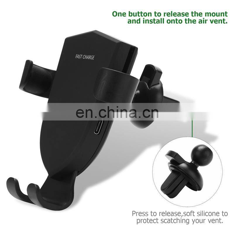 Qi Wireless Charger Car mount Holder for mobile phone