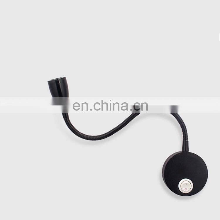 Export Quality Led Hotel Gooseneck Wall Lamp Aluminum Energy Saving Modern Led Lamp Flexible Night Stars Bedroom Lamp