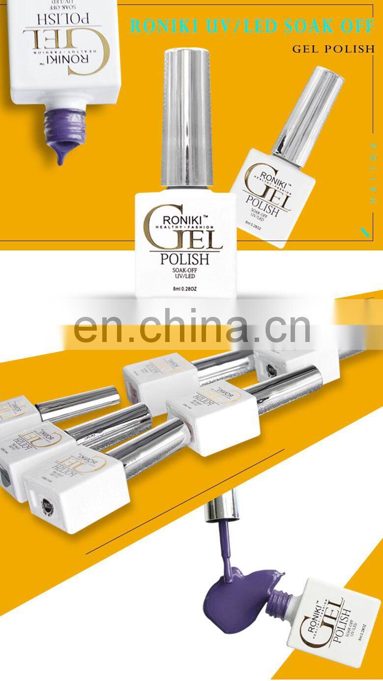 RONIKI Original manufacturer 15ml bottle nail art design uv gel nail polish