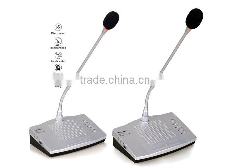 Professional full functions conference system with video tracking function YARMEE Voting conference system YC845