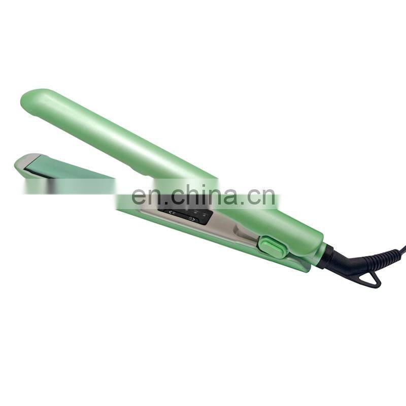2 in 1 Hot selling professional fast hair straightener ceramic coating electric hair straightener