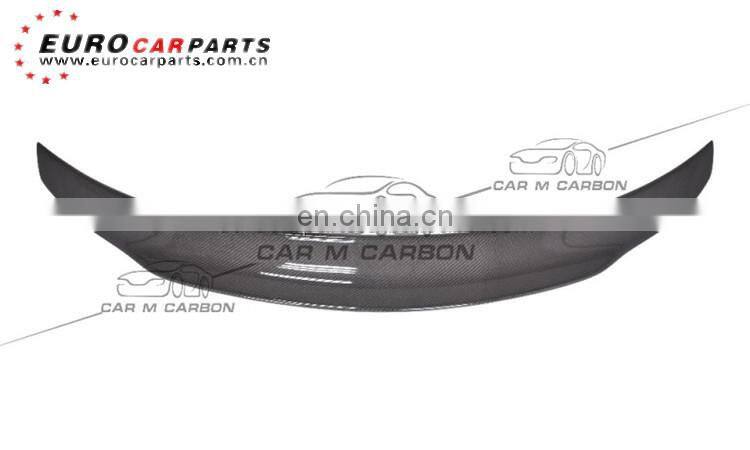 C63 Carbon Fiber rear wing for MB C-class W205 C63 to P-style carbon fiber C63 trunk spoiler fit for W205 C63 14-16y