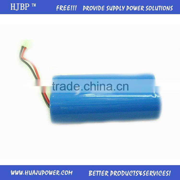 3.7v cylinder lithium ion battery high capacity lithium polymer battery 18650-22-2S 2
