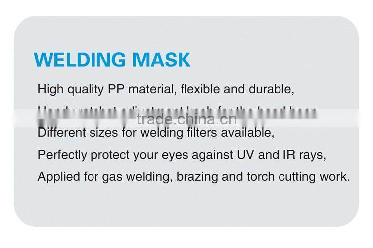 plastic face shield,welding mask,protective face shield with blue colour made in china WM042