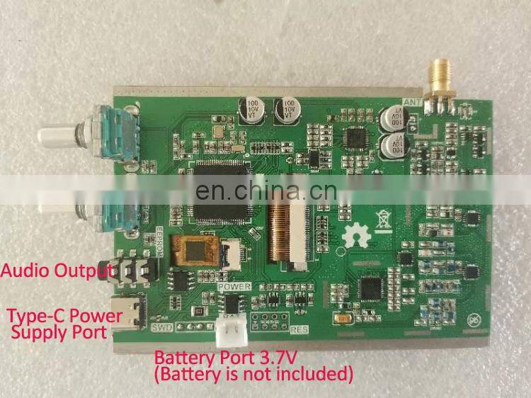 3.5" 50KHz-200MHz DSP SDR Shortwave Radio Receiver for Software Amateur Radio Ham