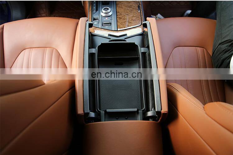 For Maserati Ghibli For Levante For Quattroporte Car-Styling Armrest Storage Box With White Logo