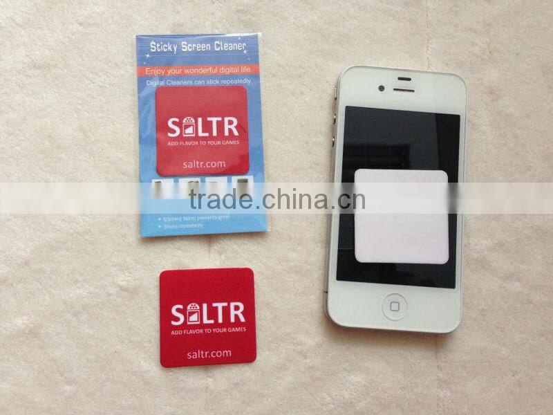 Mobile phone adhesive sticky screen cleaner