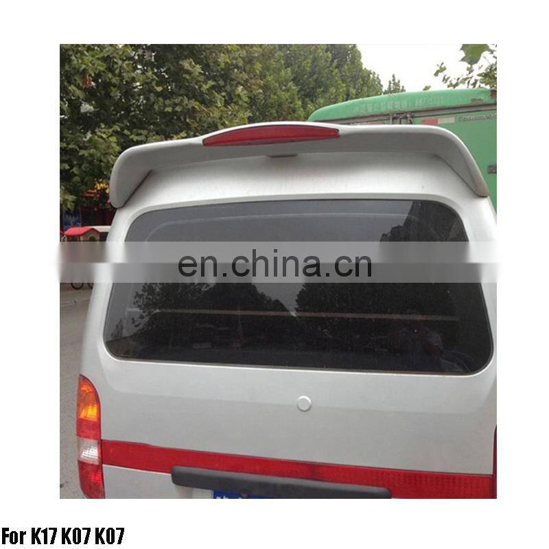 ABS Primer Painted Back Roof Spoiler For K17 K07 K07 Rear spoiler