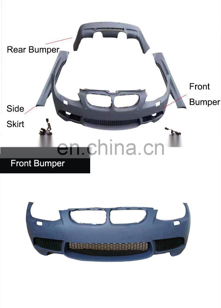 Runde 2021 Body Kit For BMW 3-Series E92 E93 Upgrade M3 Style Body Kits Front Car Bumpers Fog Lights Fenders Hoods