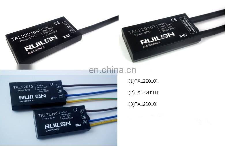 Luminaire Surge Protection Apply RUILON TAL22010 SPD