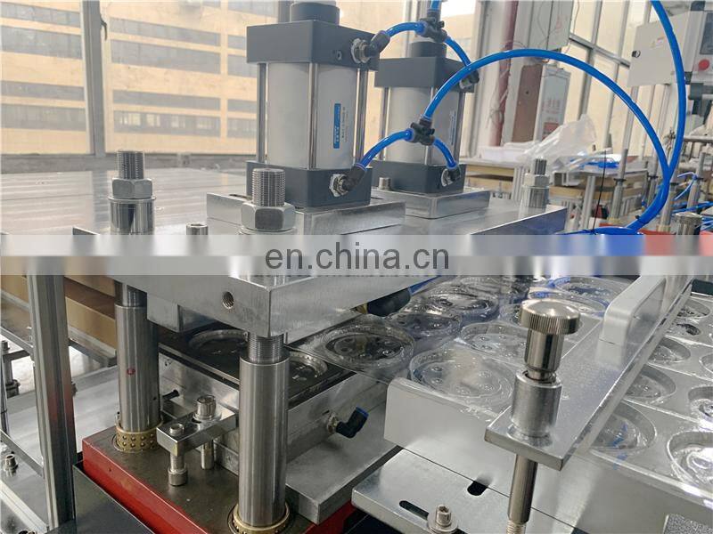 PCL420 Automatic pet yogurt ice cream paper cup plastic lid making Machine, KFC disposable PP PET PS cover forming Equipment