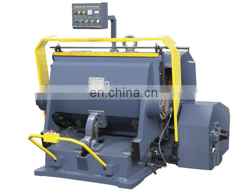 ML1100 Heavy duty Manual corrugated Flatbed cardboard die cutter creasing, handtag paper die cutting machine