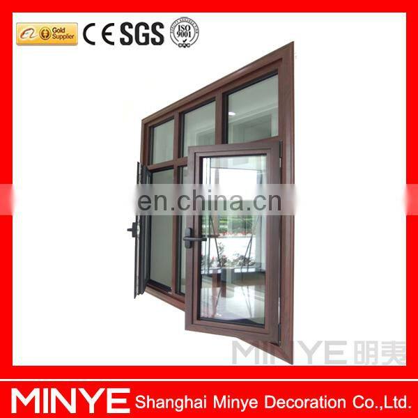 France Style Aluminum Extrusion House Window Plans for Casement Windows