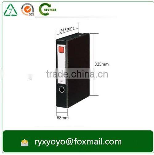factory price balck a4 size lever arch file box