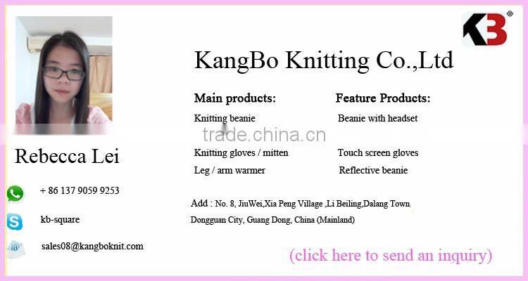 2016 fashion full fingers elastic mens knit winter gloves wool blend machine knitted gloves