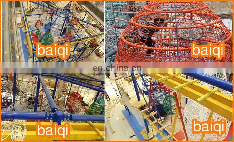 Customized High Rope Adventure Park Equipment Challenging Adventure Ropes Course for Kids