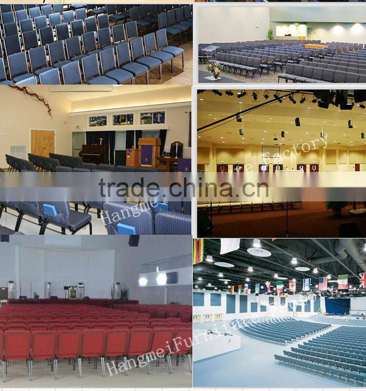Hot sale factory wholesale stacking metal church chair HM-C3