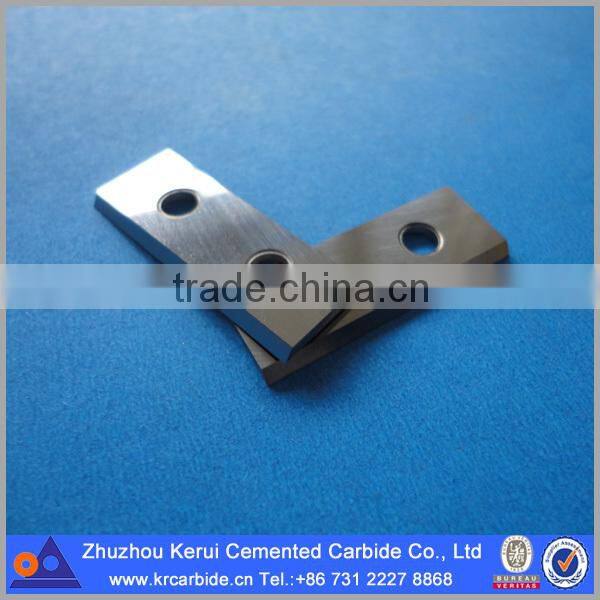 Woodworking insert tooling carbide indexable knives in various size and grade