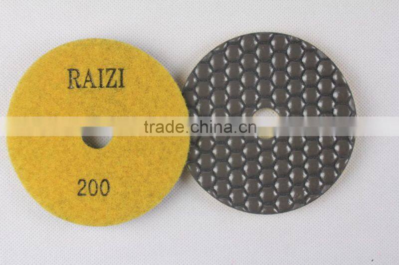Premium 7-step dry polishing pad