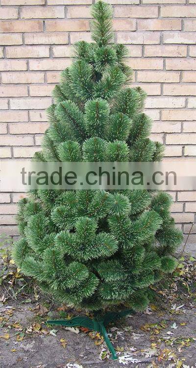 PE Artifical Christmas Pine Branch with white tips