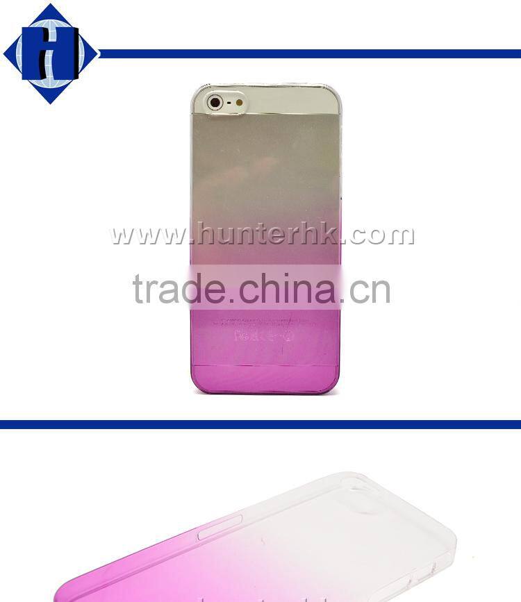 New Design Plastic Gradient PP Case For iphone5s