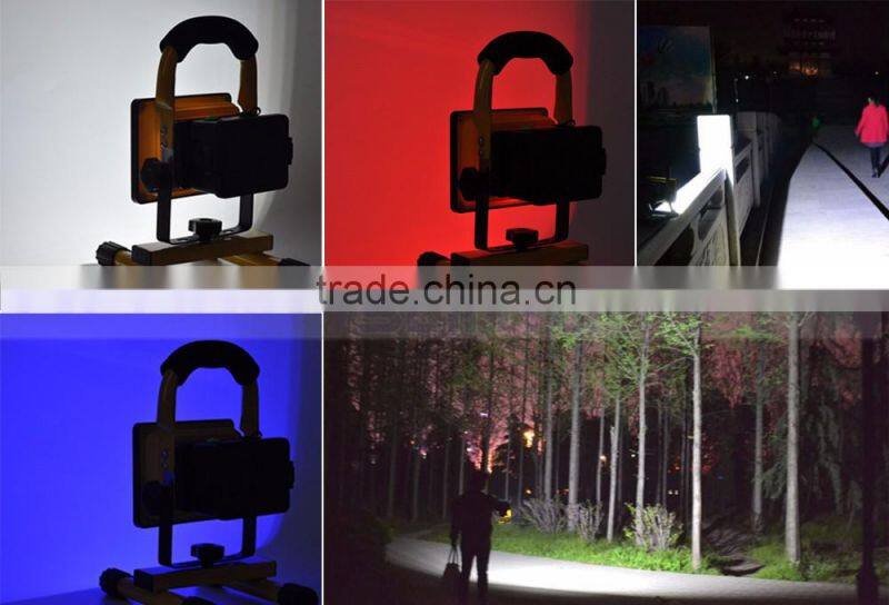 SMD3528 LED 30 Watt 18650 Powered Bright Outdoor 24 LED Flood LED Light