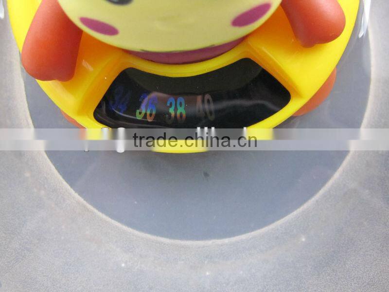 Baby water bath thermometer with cartoon tiger various shape