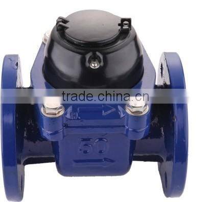 Horizontal woltman type anti clogging irrigation water meter
