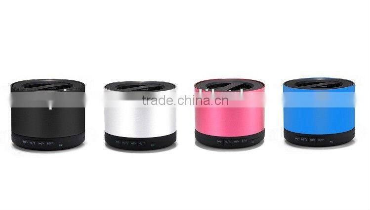 Mini wireless portable bluetooth speaker metal sense design Support TF card