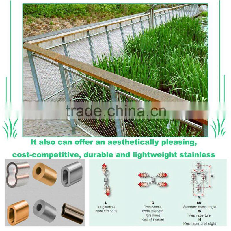 Spiral rope net slope protection wire mesh for hydropower station