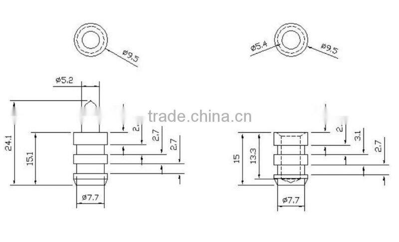 MIT High Quality Brass Metal Cabinet Shelf Support