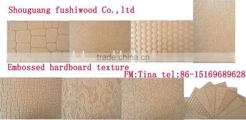 Melamine face Hardboard for decoration