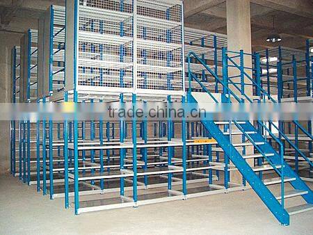Loft-Style Shelves and Mezzanine Rack