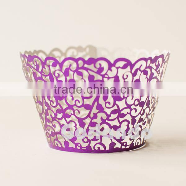 Cake Tools Baking Custom Lace Cupcake Wrapper For Party