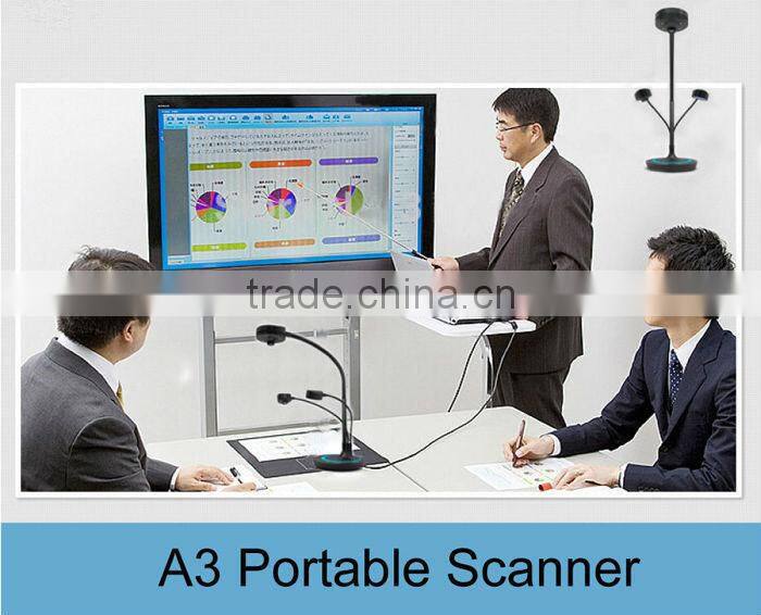 Visual Presenter 5mp usb portable document camera scanner for meeting teaching presentation