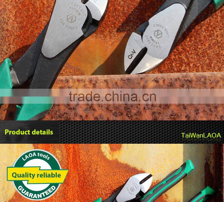 industrial European style decentered diagonal pliers