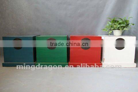 Chinese antique furniture pine wood Shanxi red/blue/white/green trunk chest box