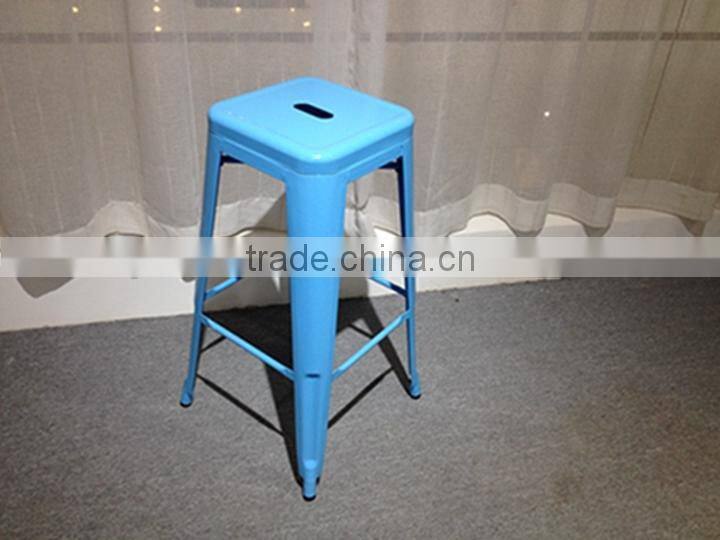 Vintage Kitchen Industrial Metal Singer Bar Stool and Chair HYX-806
