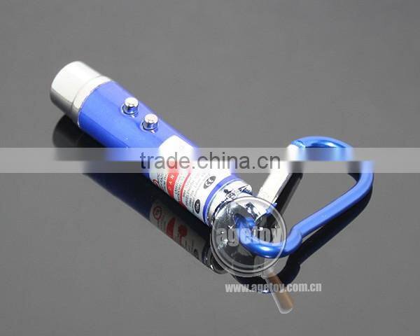 3 in 1 Mini LED Flashlight Torch Lamp Aluminum Carabiner Personality UV Money Detector Electric LED Light Keyring Led Torch