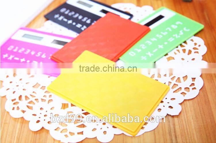 Promotional Gift Solar Power and Card Shape Mini Scientific Calculator / Electronic Gift Logo Custom Printed OEM Manufacturer