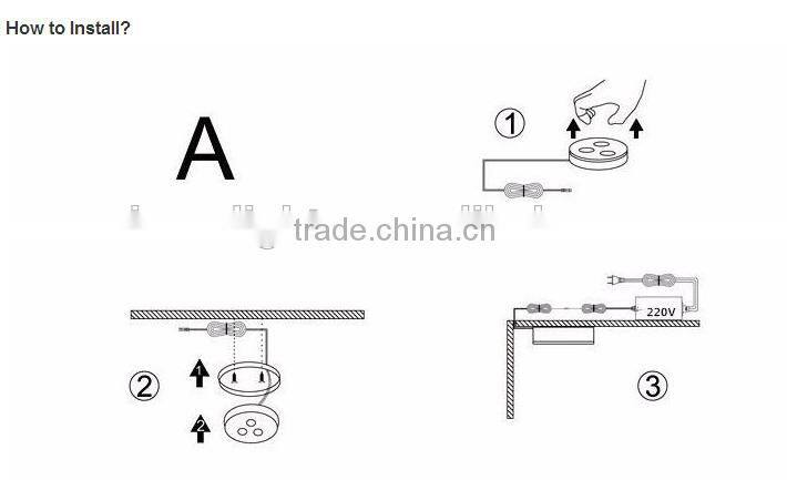 3Watt LED Puck Light for Cabinet Lighting