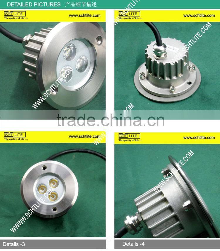SEPIA 5W 12V 24V IP68 3W led underwater light